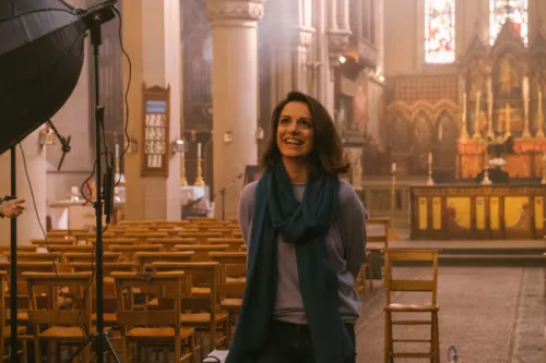 Jo Frost in church